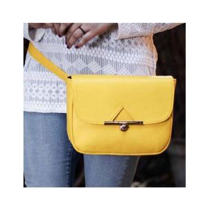 Rangoon Baguette Belt Bag For Women Yellow