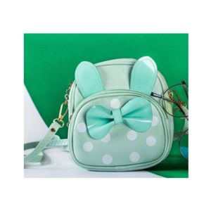 Rangoon Bow Polka Mini Backpack For Women Green