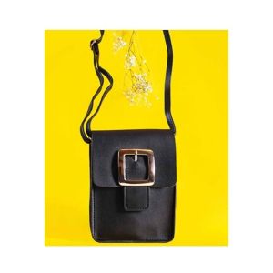 Rangoon Buckle Flip Bag For Women Black