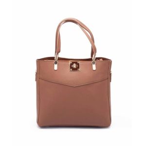 Rangoon Double Handle Tote Bag For Women Brown