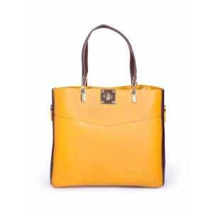 Rangoon Double Handle Tote Bag For Women Mustard