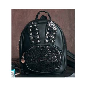 Rangoon Rabbit Mini Backpack For Women Black