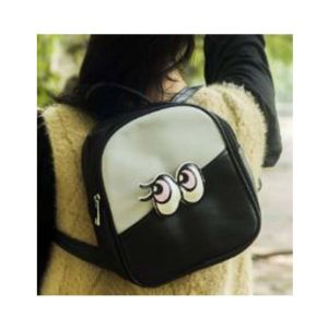 Rangoon Rolling Eyes Mini Backpack For Women Black