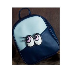 Rangoon Rolling Eyes Mini Backpack For Women Dark Blue