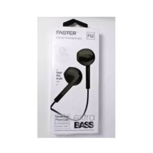 Faster Universal Stero Earphone Black (F6I)