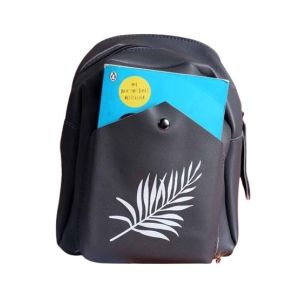 Rangoon Leaf Mini Backpack For Women Grey