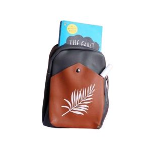 Rangoon Leaf Mini Backpack For Women Grey/Brown