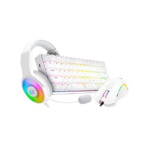 Redragon 3 In 1 RGB Gaming Combo Set - White (S129W)