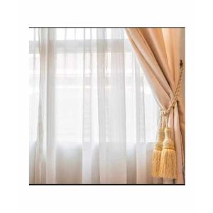 Sajid Zaib Panel Curtain Shafoon Copper Pack of 2