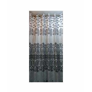 Sajid Zaib Printed Curtain Grey