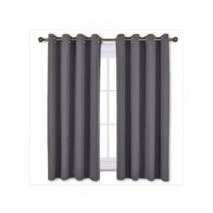 Sajid Zaib Velvet Jacquard Curtains 2 Pcs Gray