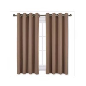 Sajid Zaib Velvet Jacquard Curtains 2 Pcs Khaki