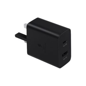 Samsung 35W PD 3 Pin Charging Adapter - Black (Duo-TA220)