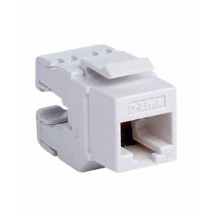 D-Link Cat 6 UTP Punch Down Keystone Jack White (NKJ-C6WHI1B21)