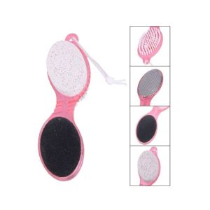 Sasti Market 4 in 1 Multi Use Pedicure Paddle Brush Pink