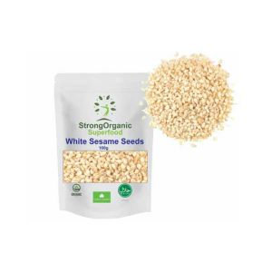 Organic Superfoods White Sesame Seeds 100gm