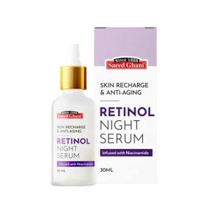 Saeed Ghani Retinol Skin Recharge & Anti-Aging Night Serum 30ml