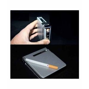 Shop Zone Electronic USB Cigarette Case With Lighters