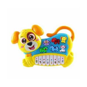 ShopEasy Cute Electronic Music Dog Piano With 3 Function Modes