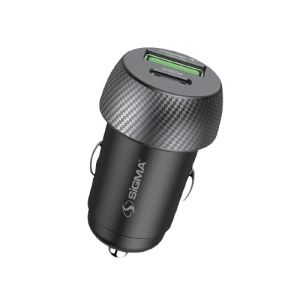 Sigma Car Charger Black - (CR009)