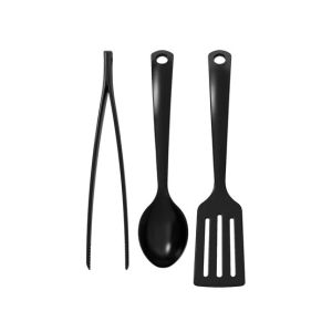 Smart Home Kitchen Utensil Set 3 Piece Black