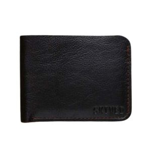 Snug Be Fold Leather Wallet For Men Olive Black