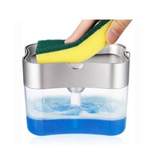 RG Shop Soap Pump Dispenser and Sponge 2 in 1