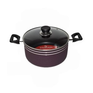 Solecasa Casserole 26cm With Glass Lid