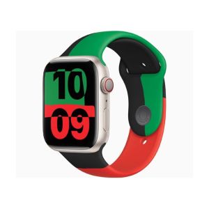 Apple Watch Series 9 Starlight Aluminum Case With Sport Band-GPS &amp; Cellular-45 mm-Black Unity