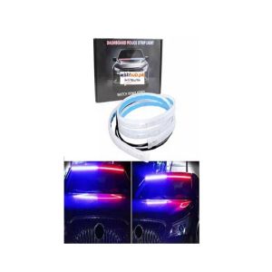 Godzilla Car Dashboard Flexible Police Strip Light Red And Blue 48 Inch