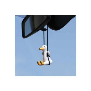 Godzilla Cute Swing Duck Pendant Auto Rearview Mirror