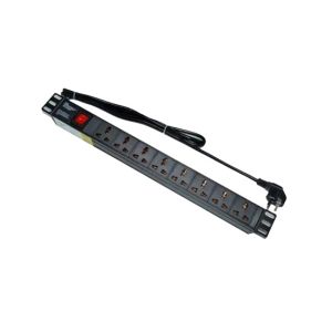 Techtrix System 19" Rack Mount 8 Port Multi Socket Bull Pdu