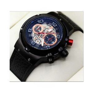 TFH Hublot Strap Chrono Watch for Men's Black