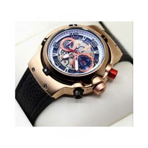 TFH Hublot Strap Chrono Watch for Men's Golden