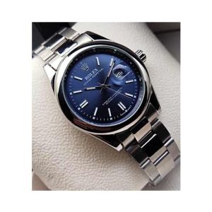 TFH Oyster Perpetual Chain Watch For Men Blue