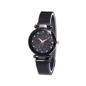 The Rubian Store Ladies Magnetic Watch Black