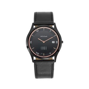 Titan Edge Unisex Watch Black (1683NL02)