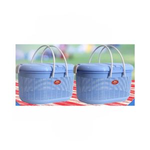 TPWfamily Carrying Picnic Basket Pack Of 2