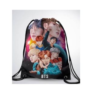 Traverse BTS Digital Printed Drawstring Bag (1615552051628)