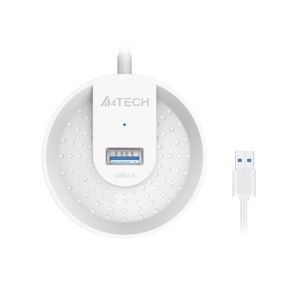 A4tech 4 Ports USB 3.0 Hub (HUB-30)-White