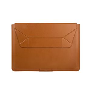 Uniq Oslo 14" Laptop Sleeve and Stand - Brown