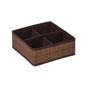 Premier Home Kanky 4 Sections Storage Box - Dark Brown (1901486)