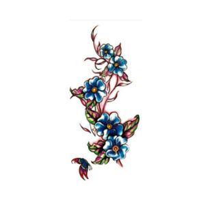 Ferozi Traders Large Flower Temporary Tattoo Sticker