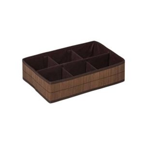 Premier Home Kankyo 6 Sections Storage Box - Dark Brown (1901484)