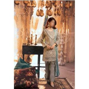 Waqas collection Embroidered Collection Unstitced 3 Piece (0001)