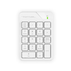 A4tech Fstyler 2.4G Wireless Numeric Keypad (FGK21C)-White