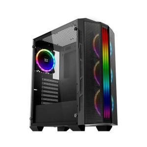 Xigmatek Trident RGB Mid Tower Gaming Case Black