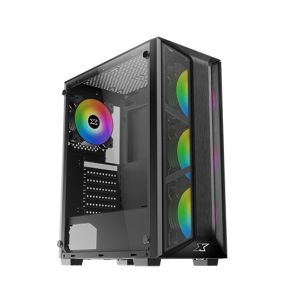 Xigmatek Trio Tempered Glass ARGB Mid Tower Gaming Case