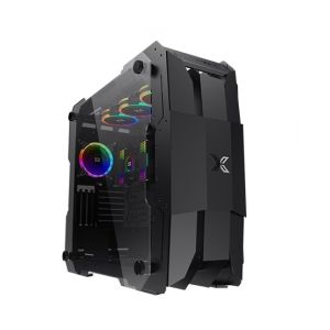 Xigmatek X7 Tempered Glass ARGB Super Tower Gaming Case Black