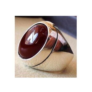 Zaidi Jewelry Yemeni Aqeeq Ring For Men